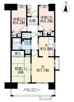 物件の間取り画像