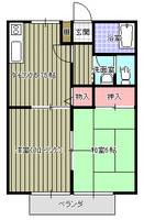 ビーネブルクA棟の間取り