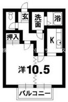 リュイール富吉の間取り