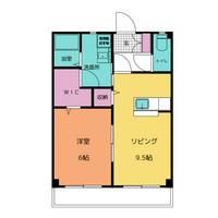 アゼリア神野 Aの間取り