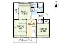 UR落合の間取り