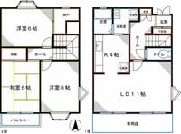 東京都小金井市貫井南町1(一戸建)の賃貸物件の間取り