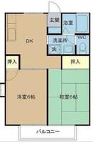 サニーハイツ木更津の間取り