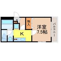 愛知県名古屋市中村区下米野町2(マンション)の賃貸物件の間取り