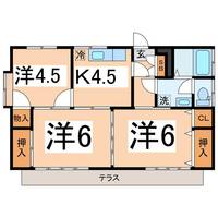 山梨県中央市中楯(一戸建)の賃貸物件の間取り