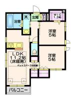 東京都大田区大森東3(マンション)の賃貸物件の間取り