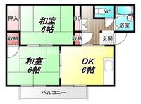 ハイツ成法の間取り