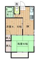 メゾン長坂の間取り