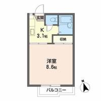 ピエス富沢の間取り