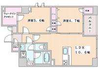 リヴシティ文京春日の間取り