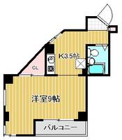 神奈川県川崎市中原区下小田中2(マンション)の賃貸物件の間取り