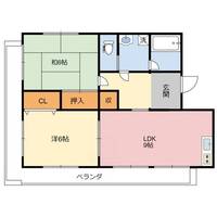 兵庫県姫路市田寺1(マンション)の賃貸物件の間取り