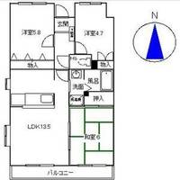 静岡県藤枝市田沼4(マンション)の賃貸物件の間取り