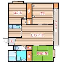 CUBE上杉の間取り