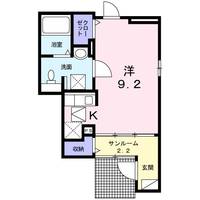サン コテージの間取り
