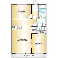 愛知県名古屋市名東区上社1(マンション)の賃貸物件の間取り