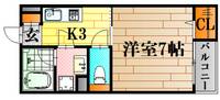 エトワール三入の間取り