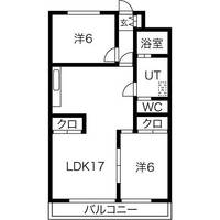 愛知県名古屋市名東区上社1(マンション)の賃貸物件の間取り