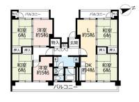 UR岩成台西の間取り