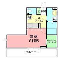 神奈川県藤沢市鵠沼海岸5(アパート)の賃貸物件の間取り