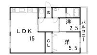 グリーンヒル白川の間取り