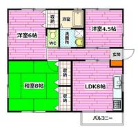 胤森アパートの間取り