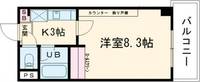 滋賀県草津市渋川2(マンション)の賃貸物件の間取り