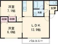 ハイブリッジ松陰の間取り