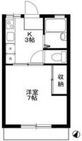 千葉県習志野市谷津5(アパート)の賃貸物件の間取り