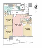 パークタワー晴海の間取り