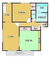 メモリアルパークDの間取り