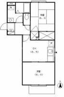 東京都日野市万願寺6(マンション)の賃貸物件の間取り