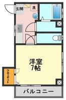 東京都江戸川区上篠崎2(マンション)の賃貸物件の間取り