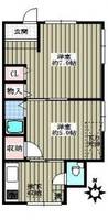 東京都文京区本郷6(アパート)の賃貸物件の間取り