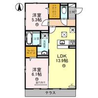 滋賀県大津市唐崎3(アパート)の賃貸物件の間取り