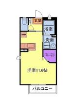 神奈川県小田原市東町1(アパート)の賃貸物件の間取り