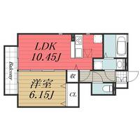 千葉県富里市七栄(アパート)の賃貸物件の間取り