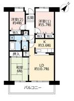 物件の間取り画像