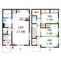 東京都国分寺市光町2(一戸建)の賃貸物件の間取り
