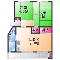 大阪府岸和田市土生町7(マンション)の賃貸物件の間取り