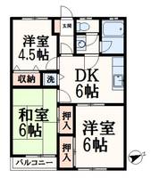 ヴィラソレイユの間取り