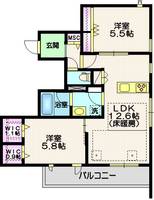 神奈川県相模原市南区上鶴間本町3(マンション)の賃貸物件の間取り