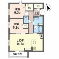 物件の間取り画像