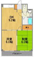 第3角柳マンションの間取り