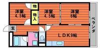 カウル十日市の間取り