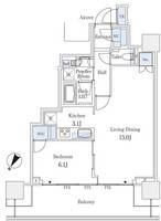 東京都渋谷区神宮前2(マンション)の賃貸物件の間取り