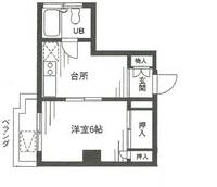 東京都江東区新大橋1(マンション)の賃貸物件の間取り