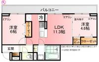 ルミエール五井・Iの間取り
