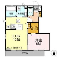 神奈川県茅ヶ崎市東海岸北5(アパート)の賃貸物件の間取り