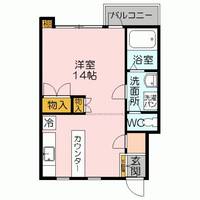 シティハウス内田の間取り